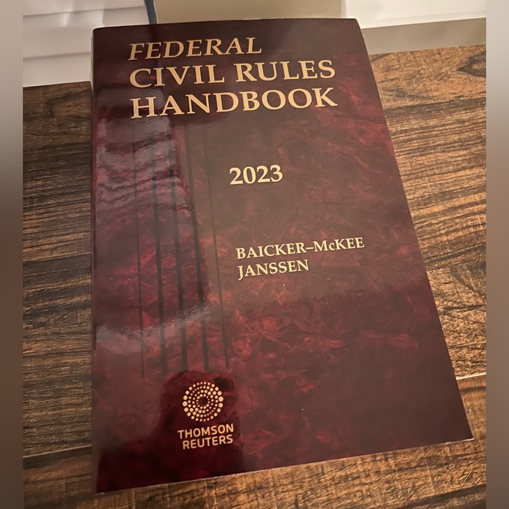 federal civil rules handbook 2023